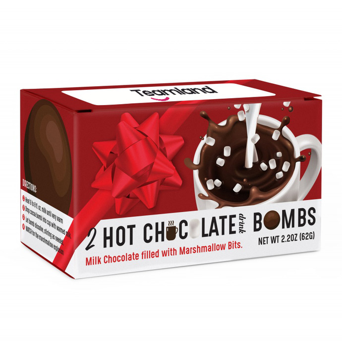 Set of Hot Chocolate Bombs in Full Color Gift Box