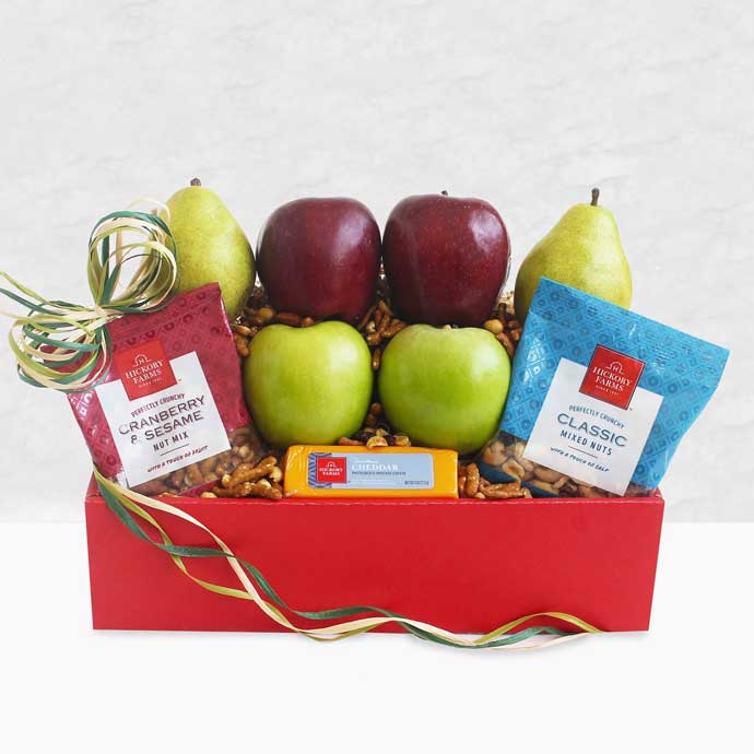 Fresh Fruit and Cheese Box