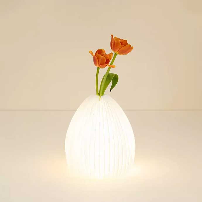 Accordion Paper Vase Light