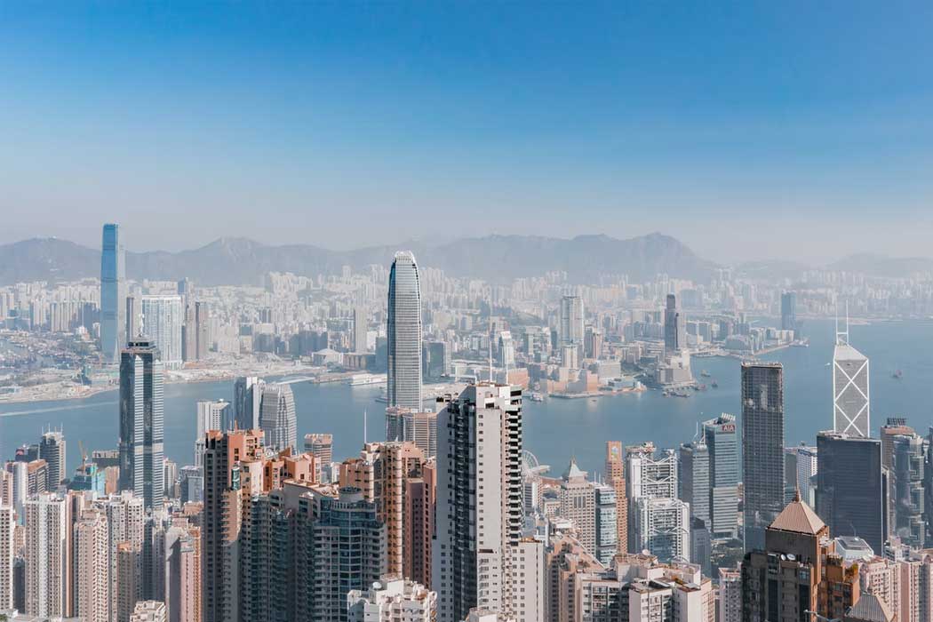 Picture of city skyline team building