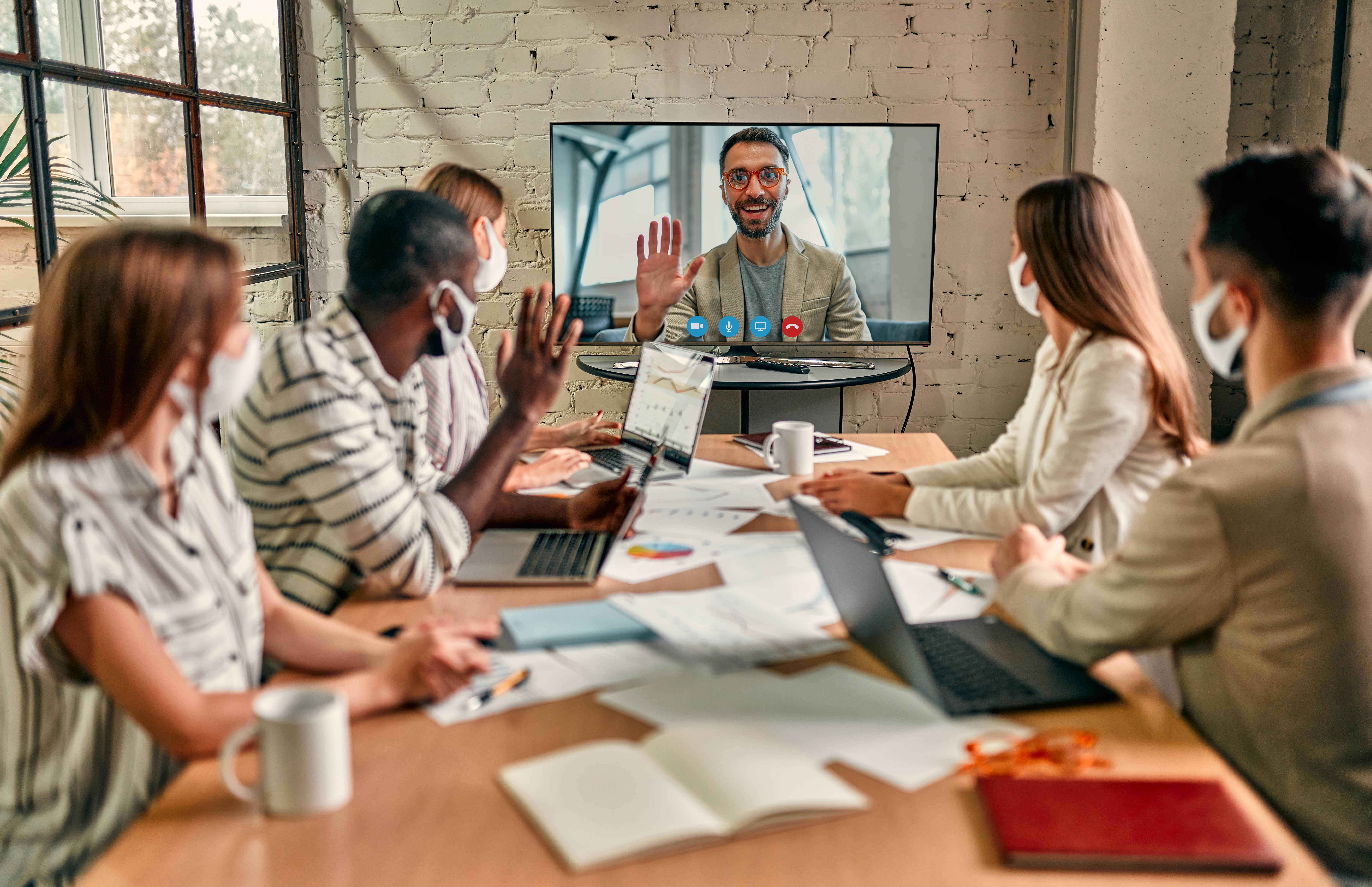 Online training with a business team